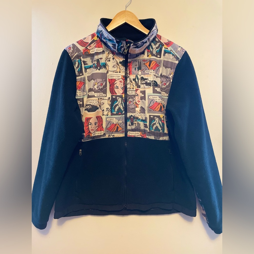 The North Face comic fleece jacket